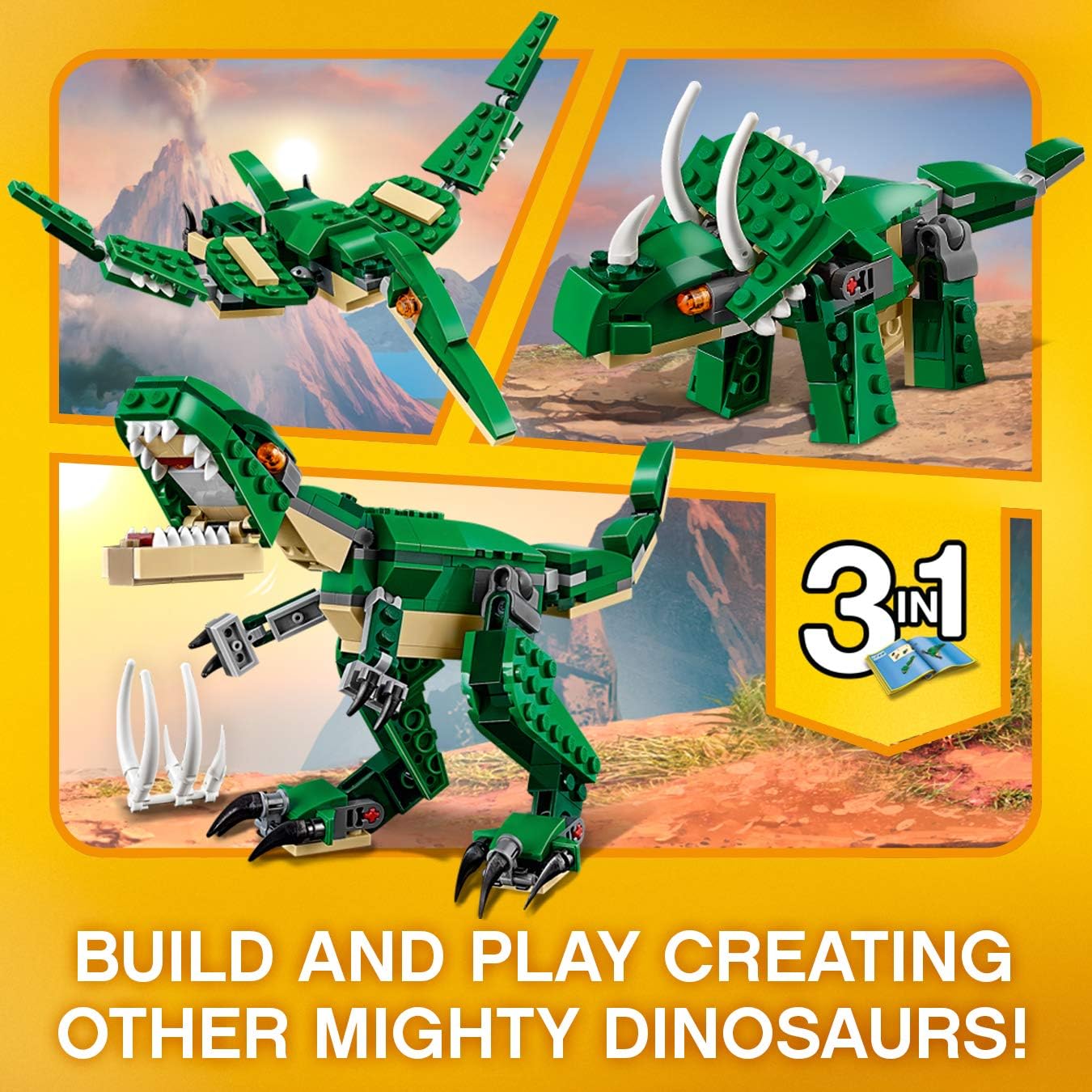 lego 3 in 1 dinosaur