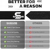 SAWANS Boxing Inner Gloves Hand Wraps with Wrist Straps Black S/M view 8