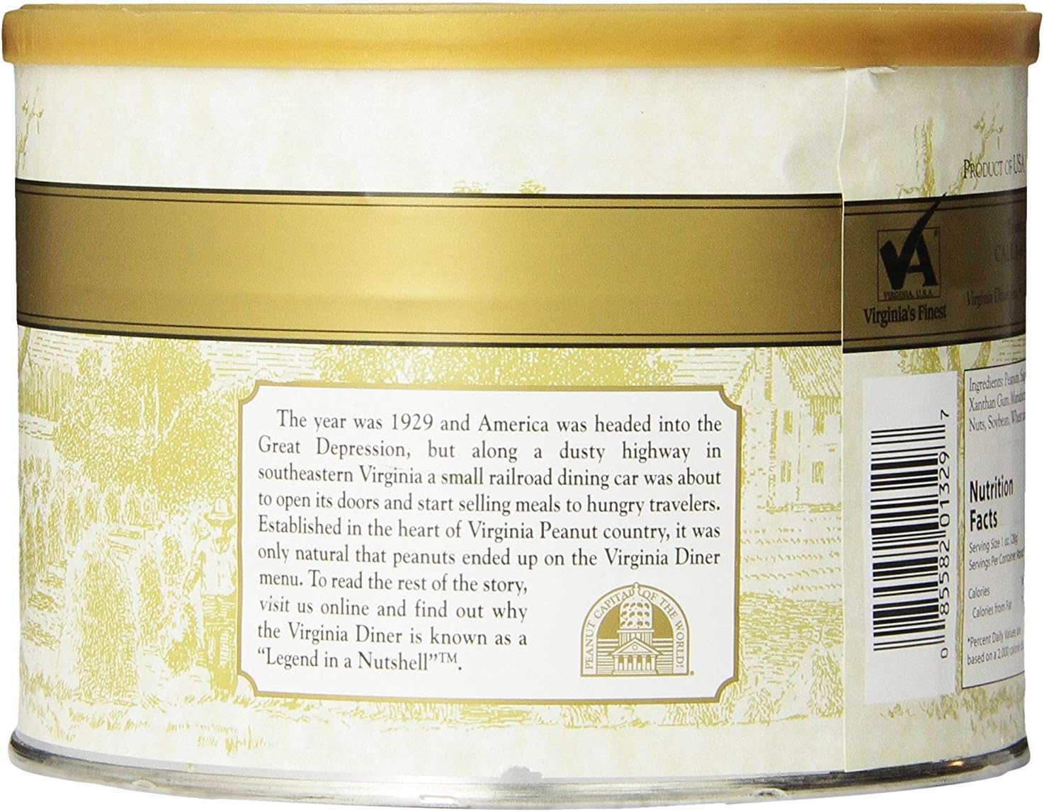 Honey Roasted Peanuts, 18-Ounce
