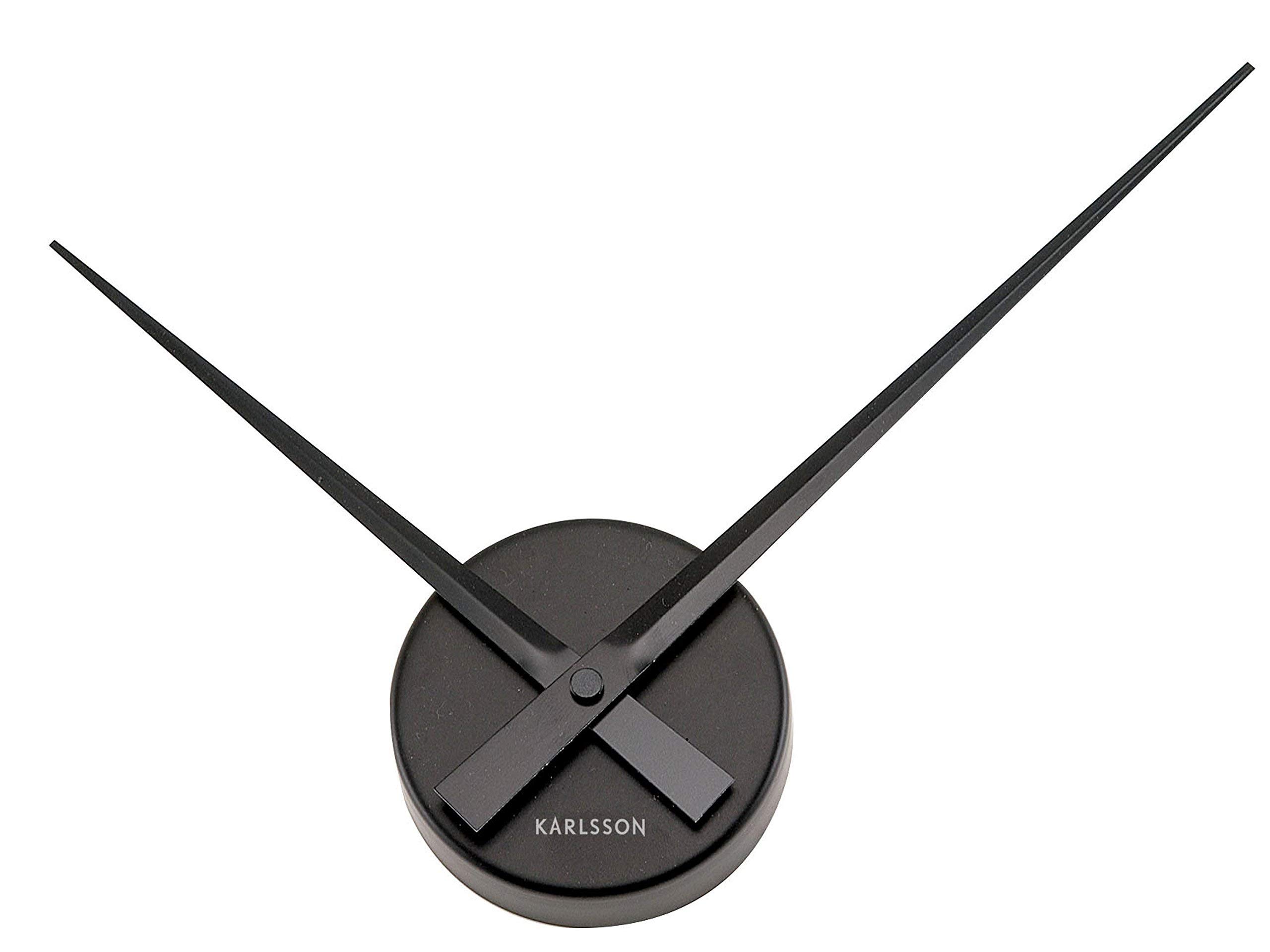Karlsson Little Big Time Mini Wall Clock Black Modern Decorative