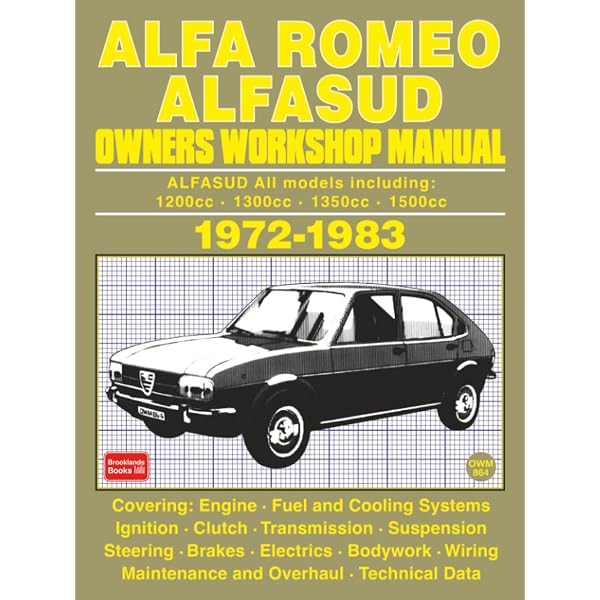Alfa Romeo Alfasud Owners Workshop Manual 1972-1983: Autobooks Ltd 