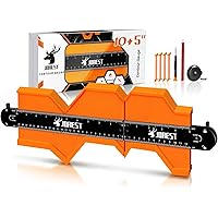 JOREST Connectable Profile Gauge Christmas Gift Ideas 10+5 Inch, Stocking Stuffers for Men Dad Husband Him, Contour Duplicato