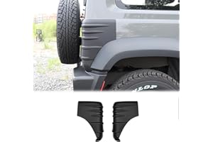 JLZHUYO for Suzuki Jimny Sierra JB74 Headlight Cover, Fog Light Cover, Tail Light Cover, Door Handle Cover, Tailgate Handle Cover, Side Mirror Cover, Stone Guard, Door Protector (Rear Hood Decorative Cover)