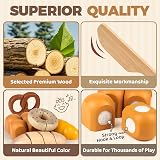 Airlab Wooden Play Food Set Breakfast Kitchen Toy for Kids view 2