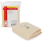 Ever Ready First Aid Triangular Bandage 40" x 40" x 56" 12 Count- 100% Cotton