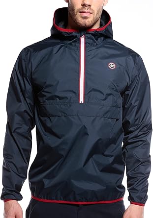 slim fit rain jacket