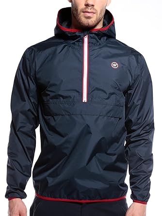 WOLDO Athletic I Herren Regenjacke I Windbreaker I Outdoor I Jacke mit Kapuze I Wasserdicht I Atmungsaktiv I Winddicht I Lauf