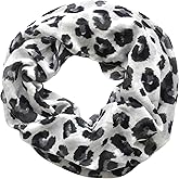 GXIHOUSLGC Infinity Scarf for Women Lightweight Colorful Print Silk Scarves and Wraps for Spring Shawl Neck Scarfs