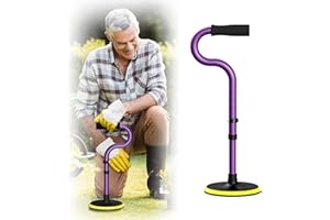 KWIKONE Mobility Aids Tool Device to Help Get up from Floor, Standing Aids & Supports Assist Devices for Seniors, Standing Mobility Aid for Rising Indoors, Garden, Housework Matte Purple (Matte Purple)