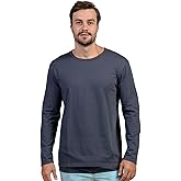 INGEAR Mens Long Sleeve Tee Shirts Cotton - Casual Crewneck Soft - Lightweight Jersey Fabric - Comfortable Style - Base Layer