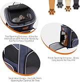 Morpilot Cat Backpack Dog Backpack 7 kg Foldable with Inner Safety Lead view 7