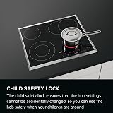 AEG Ceramic Hob HRX64360C 60 cm 4 Zones Touch Control Black view 5