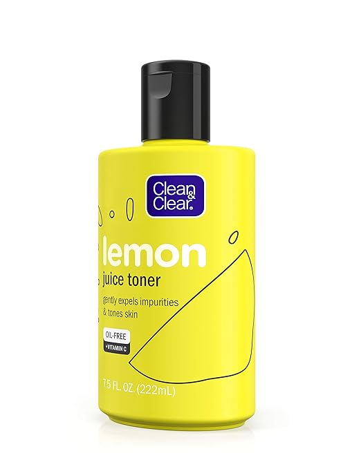 lemon juice face toner