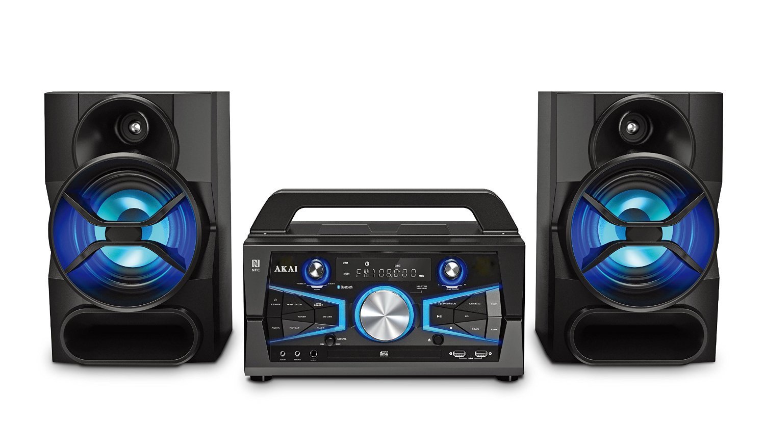 Akai KS5500BT CD+G Karaoke Party Machine with Bluetooth & Light