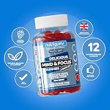 Nutrigums Mind & Focus Ashwagandha Gummy Raspberry 60 Vegan Gummies view 2