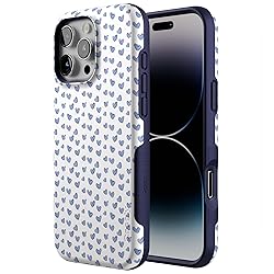 Casely iPhone 16 Pro Max Case Blue Hearts