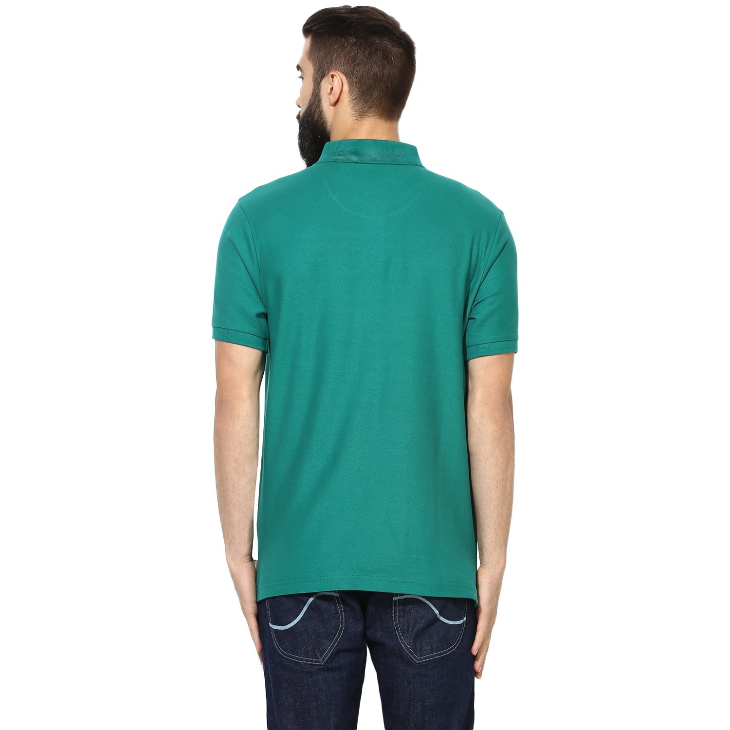 red tape men's solid regular fit t-shirt