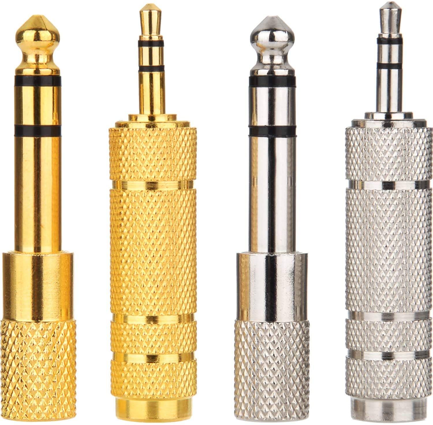 LipiWorld® 4 Pieces Headphone Adapter 6.35mm Male to Amazon.in