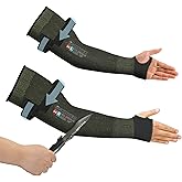 Schwer PRO-SKIN ANSI A9 Cut Resistant Arm Sleeves for Men & Women, Puncture Resistant Arm Protectors for High Risk Work