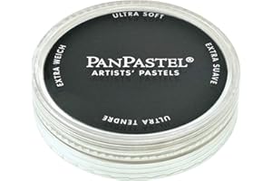 PanPastel Artist Pastels by GOLDEN, Black, 2.44” / 62mm Pan Diameter, Professional Artist Pastels, Unique Pan Format (cake-like)