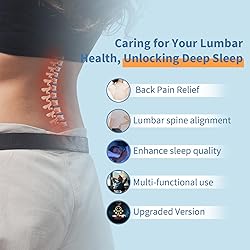 Lumbar Support Pillow for Bed Relief Back