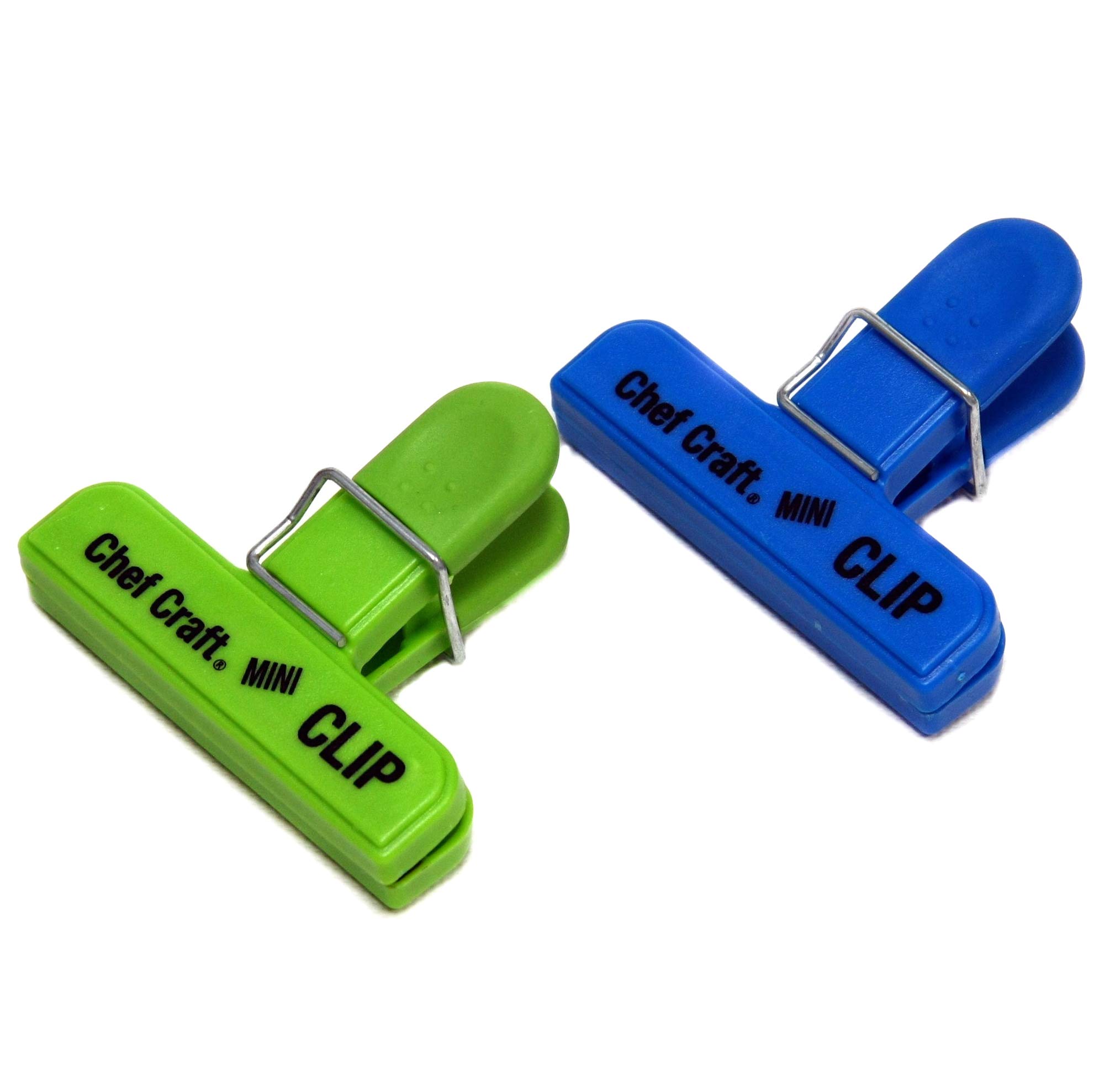Chef Craft Mini Bag Clip, Blue/Green