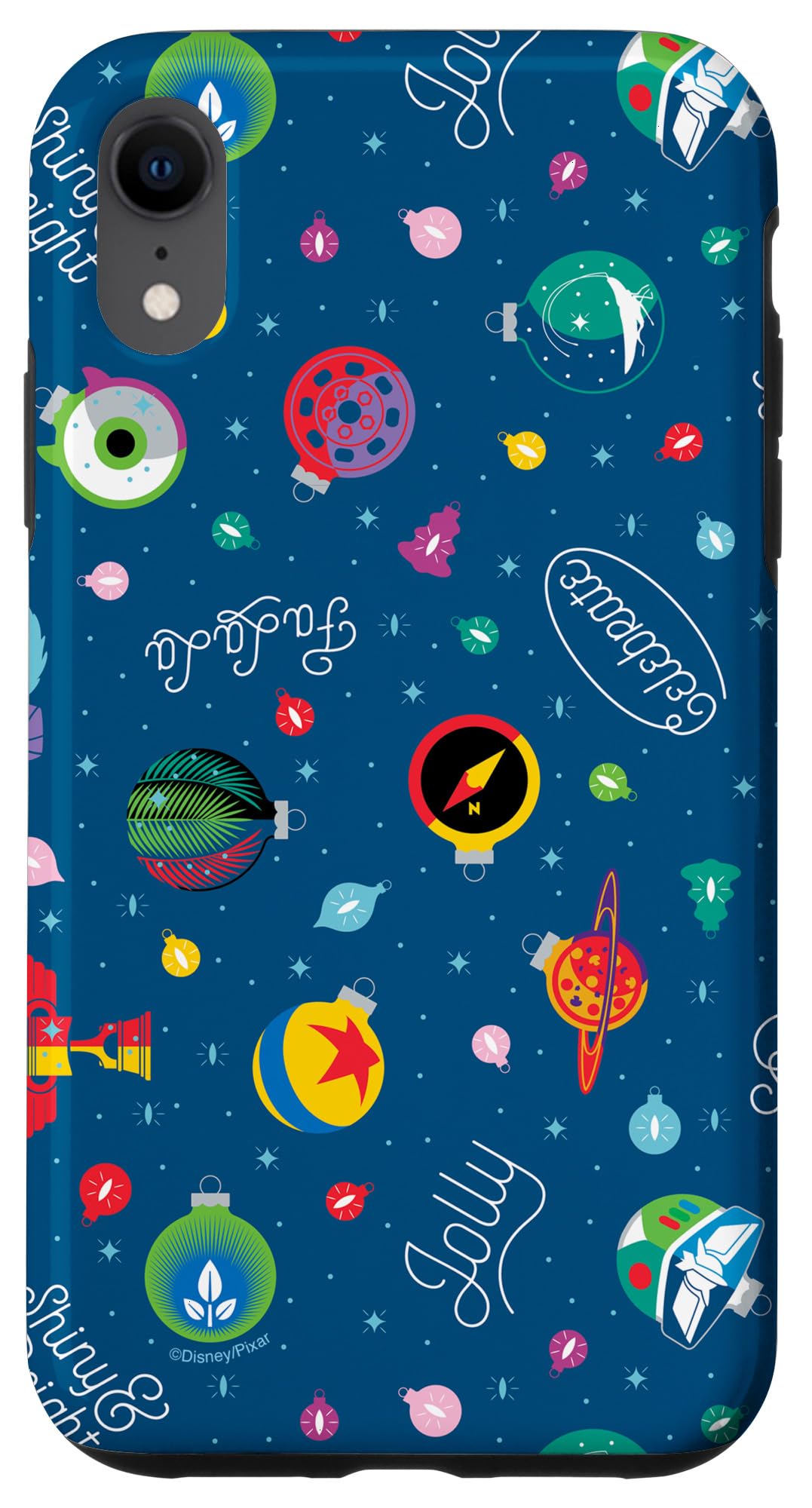 Disney and Pixar Holiday Night Character Christmas Ornaments Case for iPhone XR