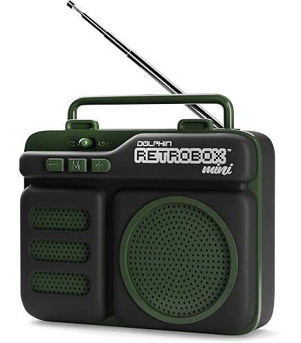 英語デビューBOX ほぼ未使用品 Amazon.com: Dolphin Retrobox Mini RTX-10 - Bluetooth Speakers with