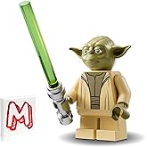 LEGO Star Wars The Clone Wars Minifigure - Yoda with Open Robe and Green Lightsaber (75360)