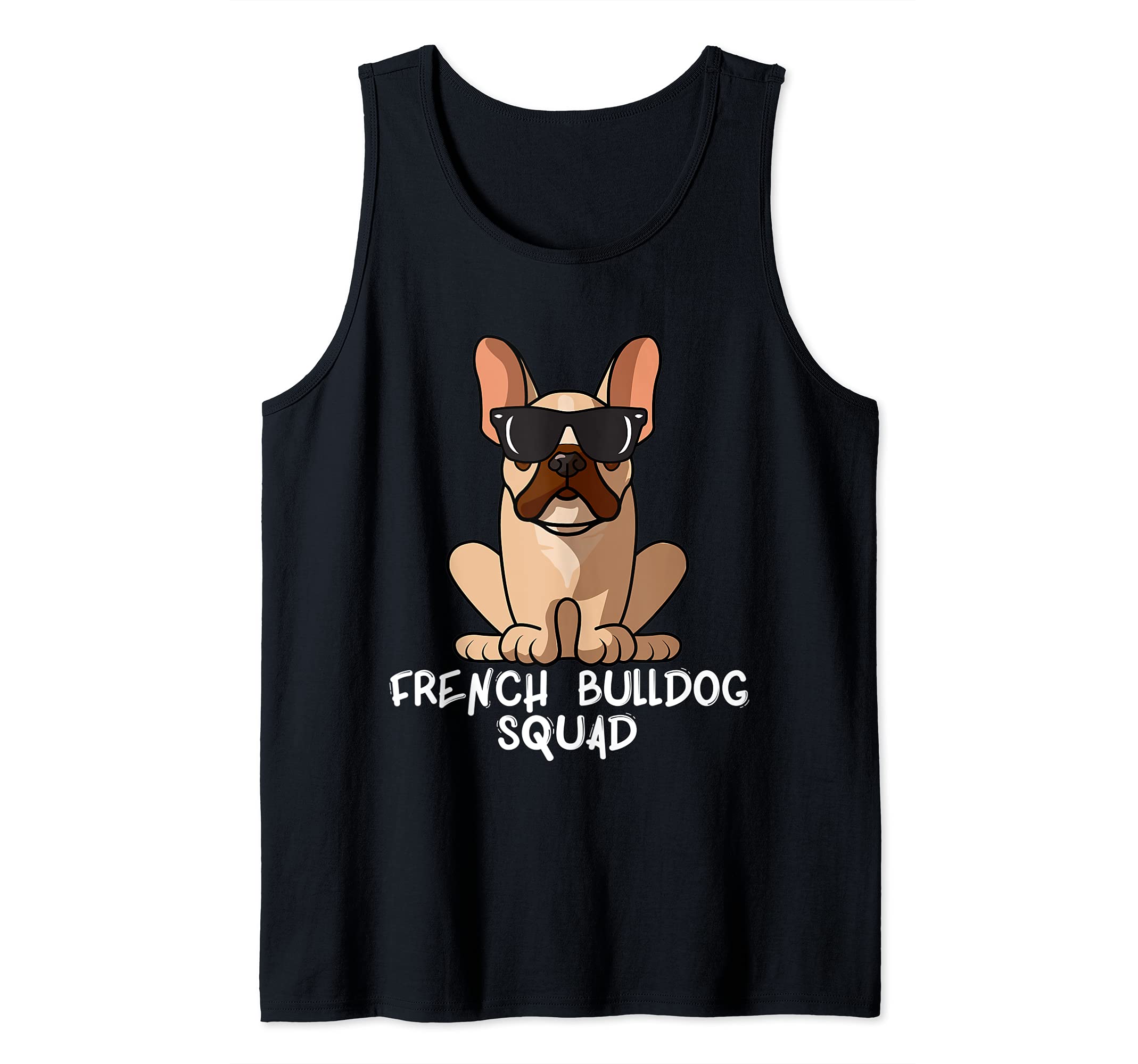 Cool French Bulldog Squad Dog Mom Dog Dad Tank Top