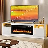 Lemberi Fireplace tv Stand with 36 inch Fireplace