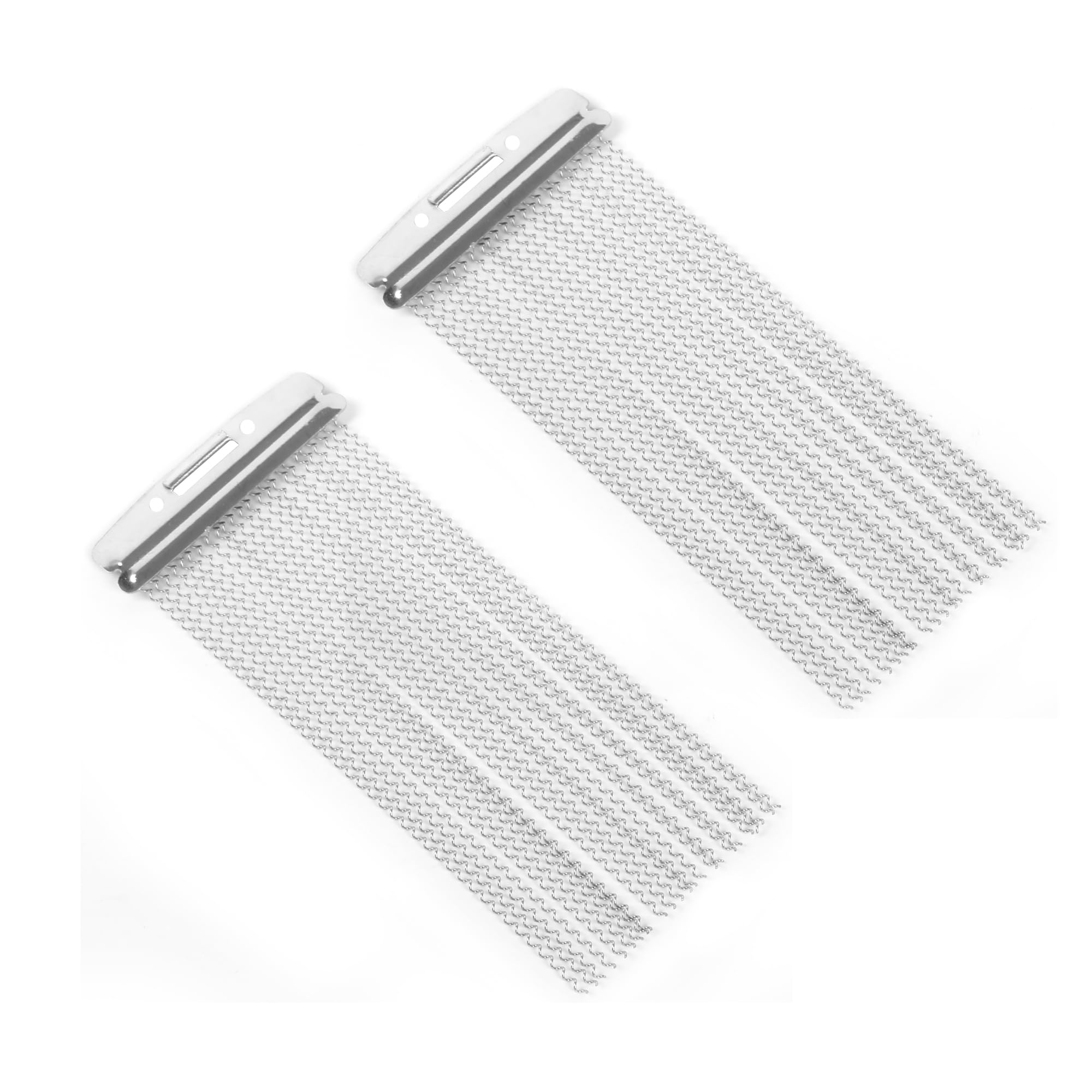 Yibuy 2 Pieces 24 Strands Steel Snare Drum Wire Silver for Drum Springs Accessories