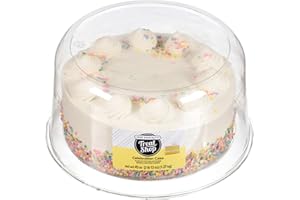 Our Specialty 8" Double Layer Celebration Yellow Cake with Vanilla Buttercream Icing, 45oz