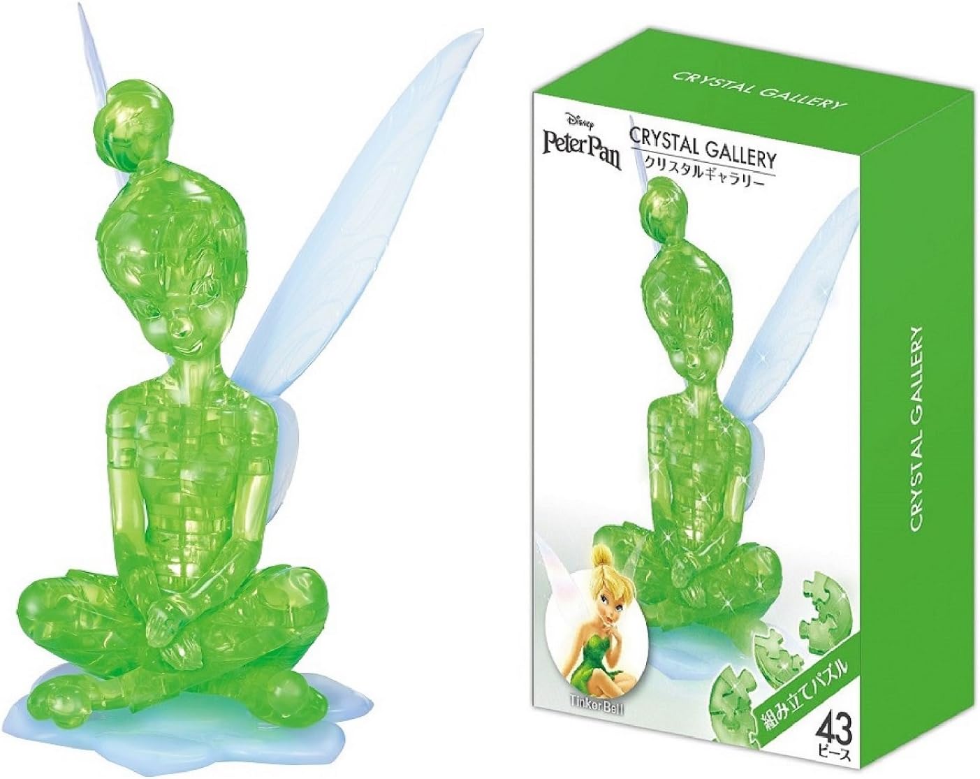 Amazon 43ピース クリスタルギャラリー ピーターパン ティンカー ベル 立体パズル おもちゃ