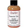 Angelus Acrylic Leather Paint, 4 Fl Oz (Pack of 1), Capezio Tan