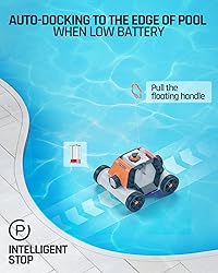 FIILPOW Cordless Robotic Pool Cleaner, Automatic