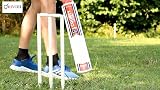 DIVCHI Kids Cricket Set Wooden Bat Stumps Ball in Mesh Bag Size 5 Age 8-12 view 3