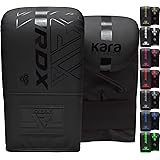RDX Bag Gloves for Heavy Punching Training, Maya Hide Leather Kara Punch Mitts for Sparring, Boxing, MMA, Muay Thai, Kickboxi