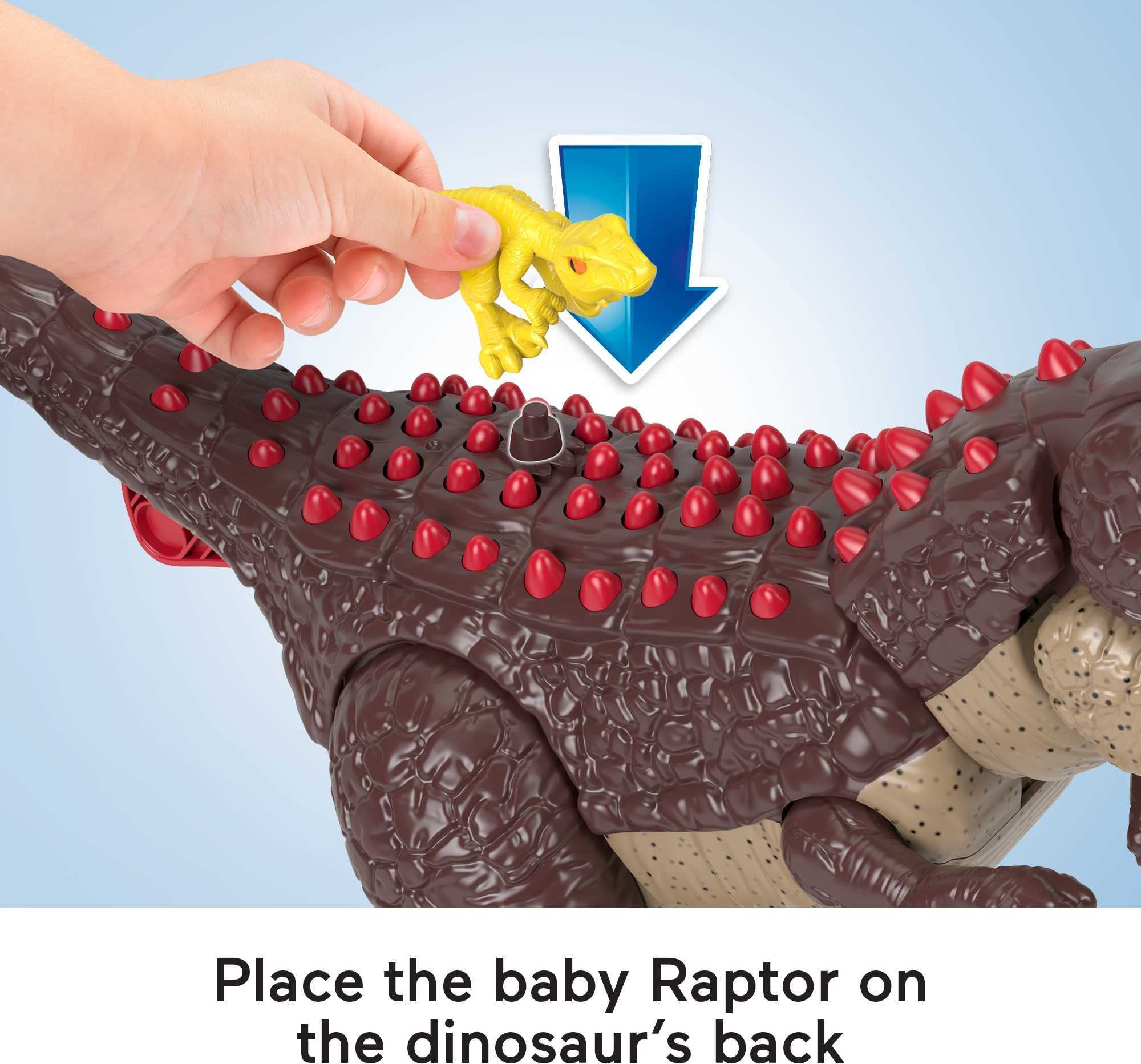 Jurassic World Imaginext-Jouet Dinosaure Carnotaurus Avec Attaque De Piques, 2 Éléments De Jeu Hml42 - Figurine pour enfant - Achat & prix
