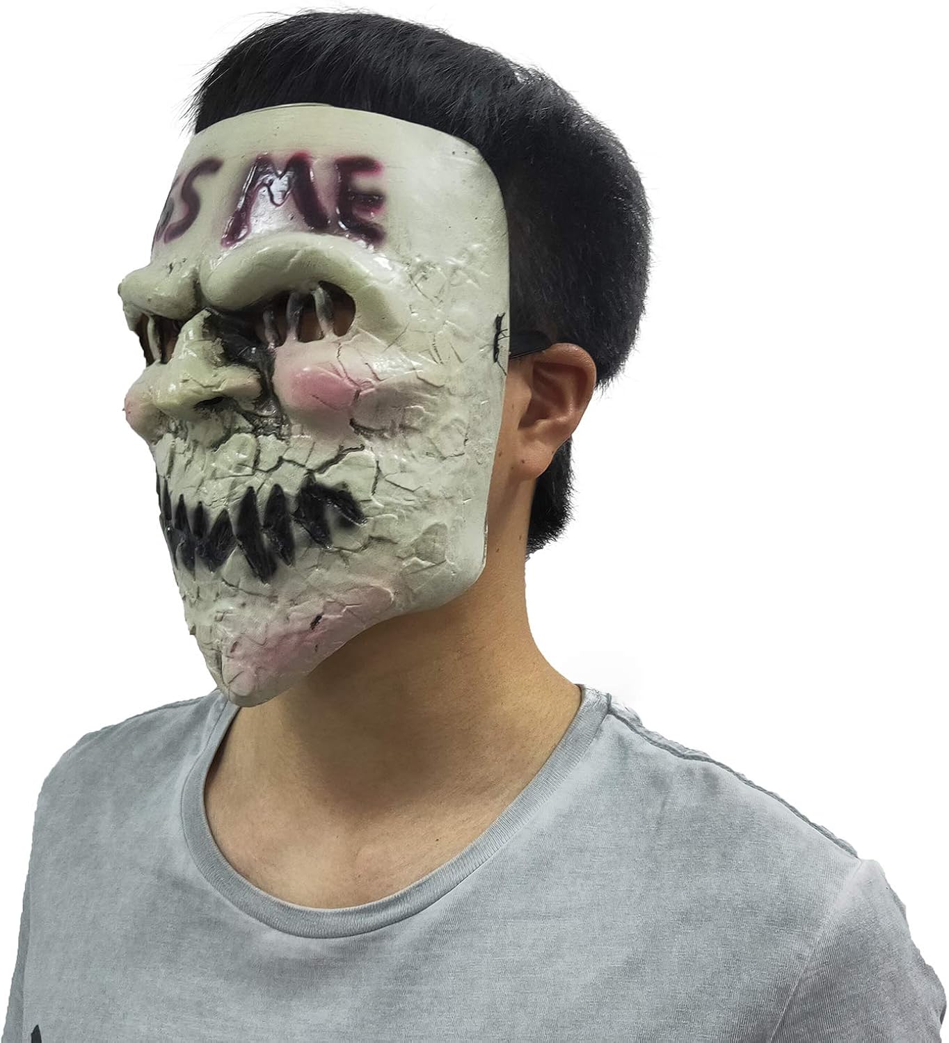 LLH The Purge Mask Movie Horror Killer Kiss me Mask Halloween Party