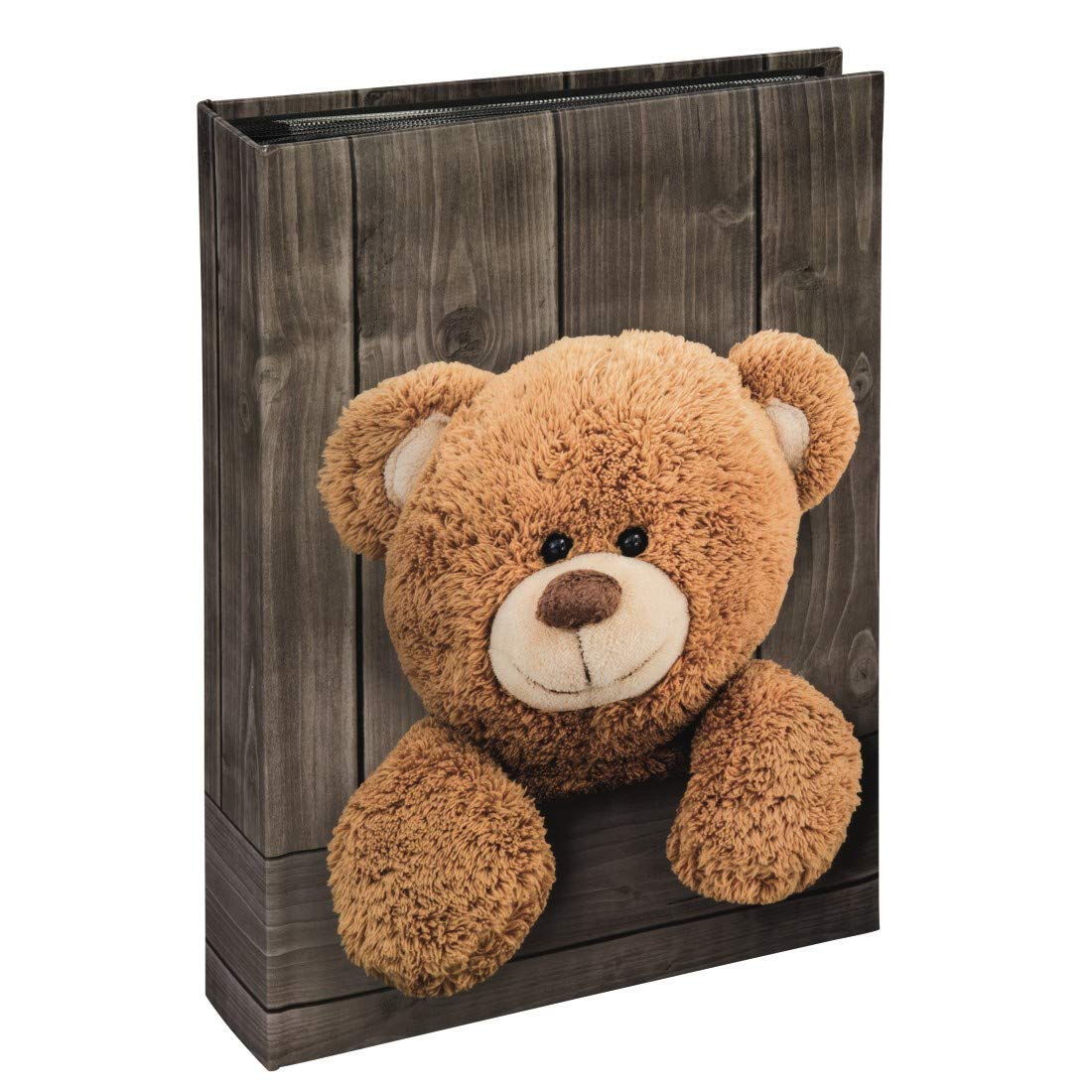 Hama "Batzi Memo Album, 100 black pages (50 sheets), fits 200 photos in 10x15cm format, Bear