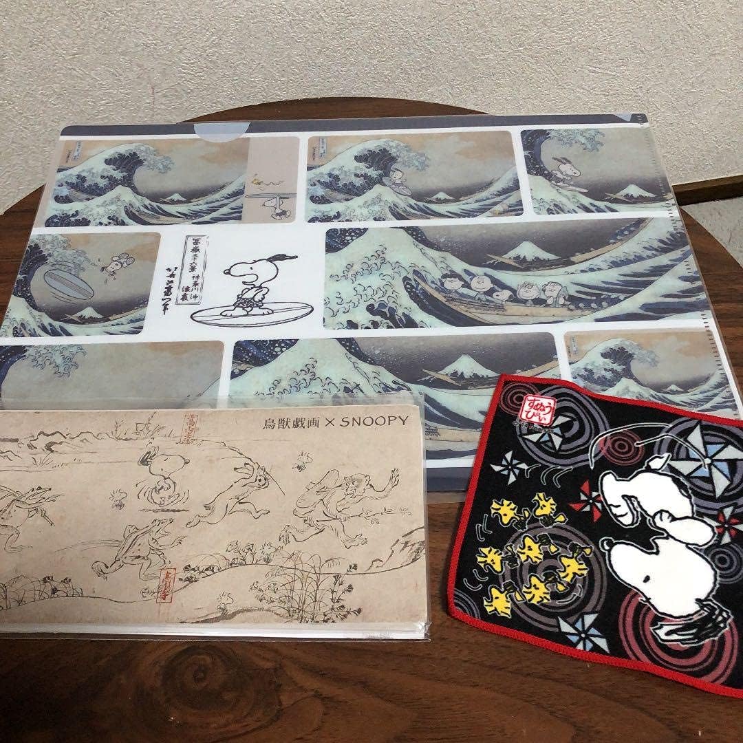 Amazon Co Jp スヌーピー鳥獣戯画 葛飾北斎 Peanuts コラボ品 ホビー 通販