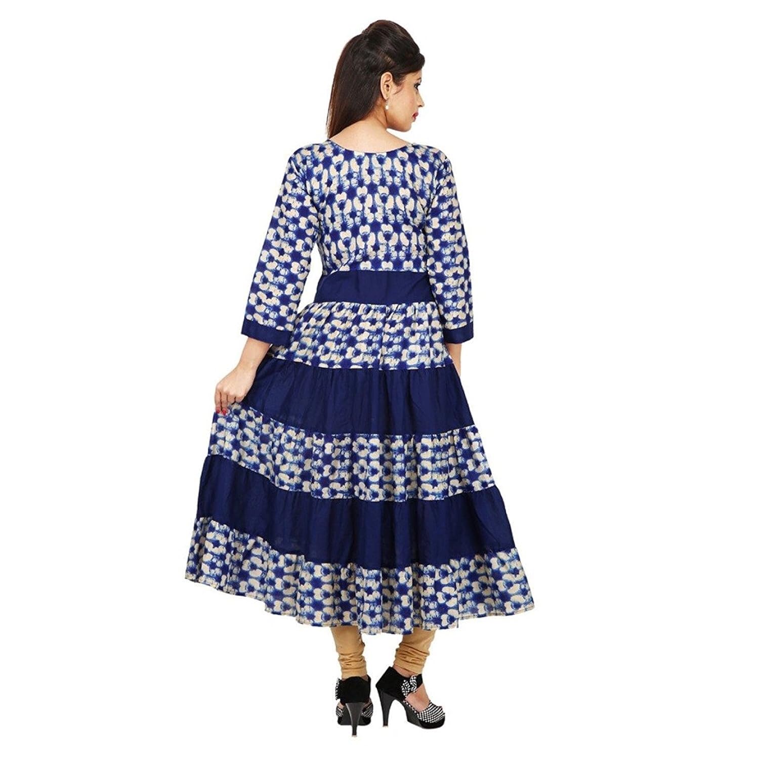 anjushree choice women's cotton printed anarkali kurti (asc048bprintedtyre_s-xxxl _blue_ xx-large)