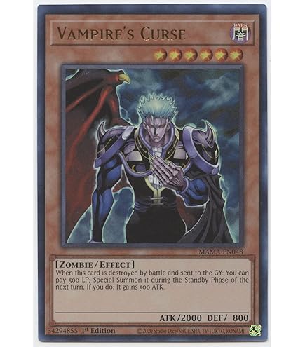 best vampire deck yugioh Amazon.com: Yu-Gi-Oh! - Vampire Genesis (SD2-EN001) - Structure Deck 2:  Zombie Madness - Unlimited Edition
