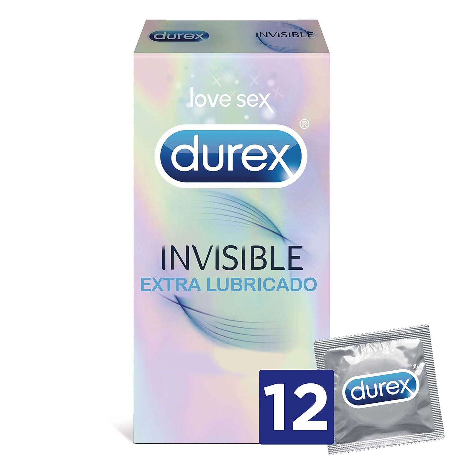 12 preservativos Durex Invisible Extra Sensitivo por 13,27€