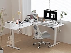 WALKINGDESK 75x61 Inches Reversible L Shaped