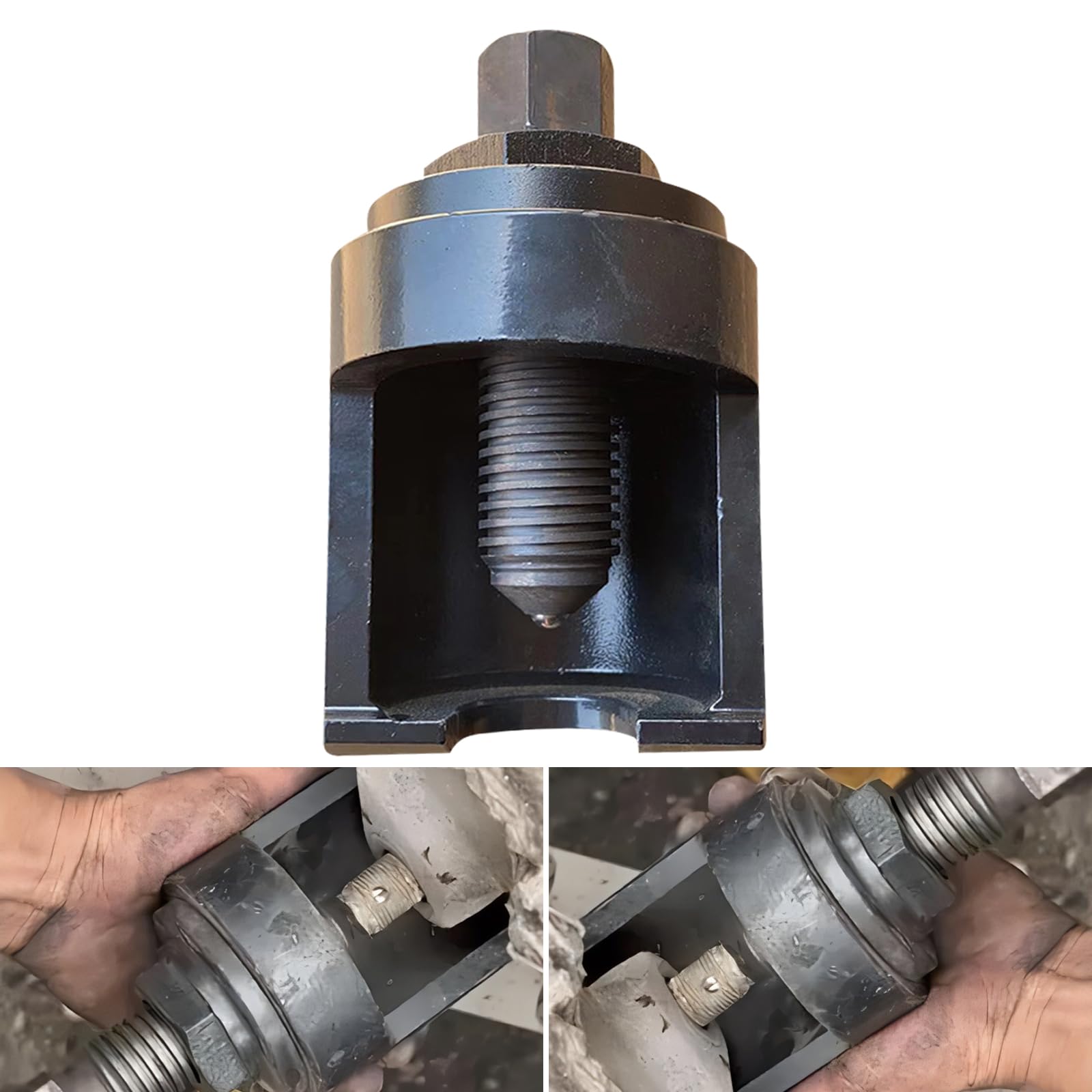 Photo 1 of HQSSWUCH Truck Ball Joint Separator, Heavy Duty Universal Ball Joint Removal Tool, 36mm Forks Ball Joint Puller, One Piece Molding, Top Bead Design Suitable for Most Truck, Semi-Truck and Bus