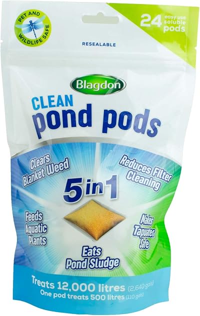 Blagdon Clean Pond Pods Pack of 24 for Blanketweed & Sludge Control