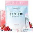 Calming Co. Ü Relax 2.0 Powder Drink Mix, Mixed Berry, Ashwagandha & L-Theanine, Adaptogens, Cortisol, Sleep Aid, Ready-to-Mi