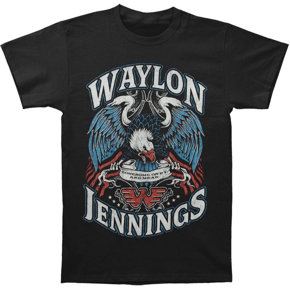 Waylon Jennings Lonesome T Shirt 4000 Jznovelty